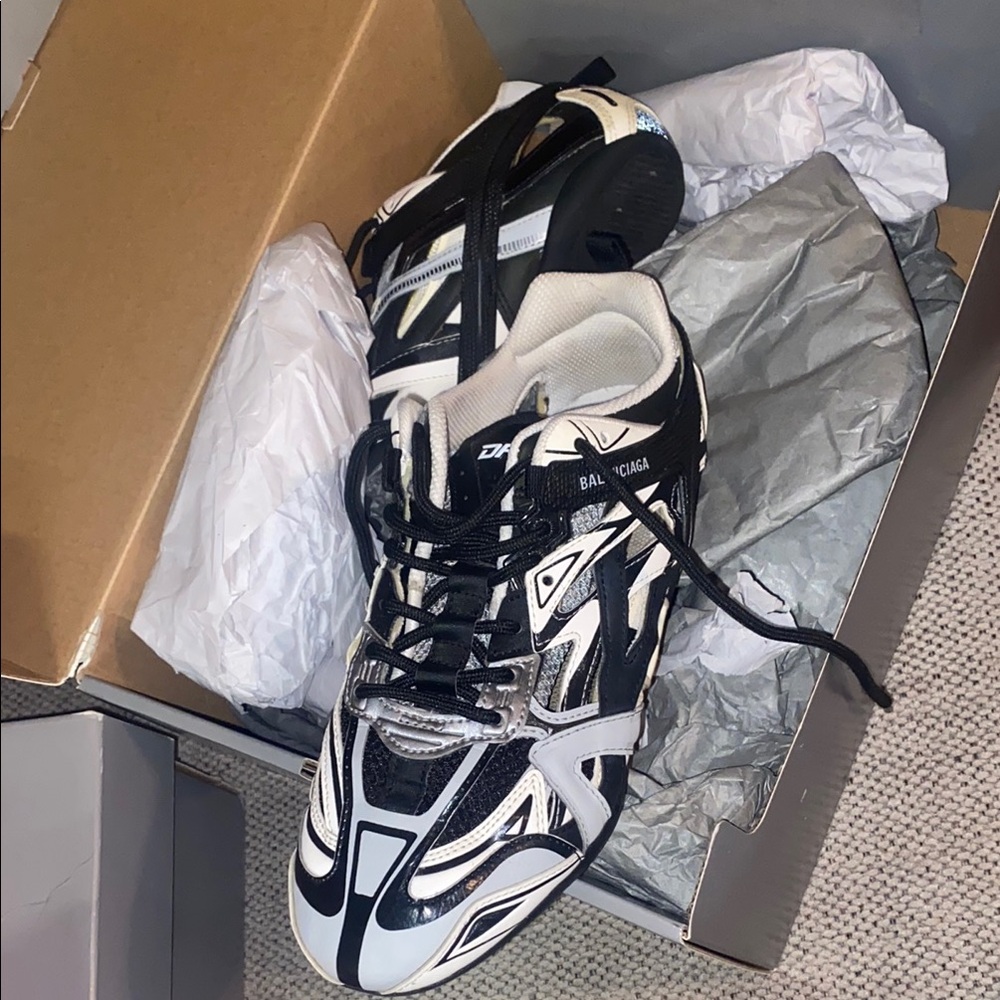 Balenciaga Monochrome Athletic Shoes